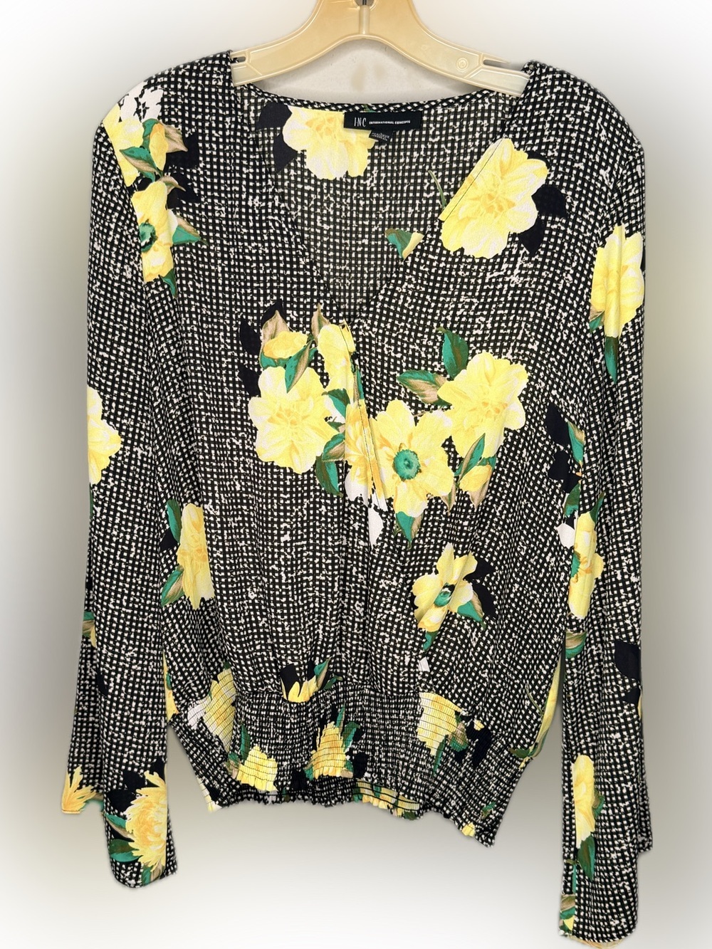 INC International Concepts Floral Top